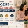 apologize after an argument